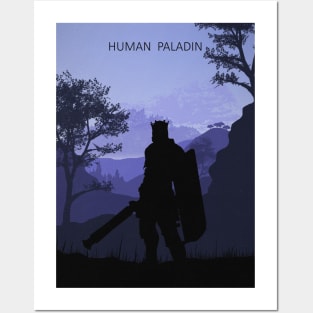 Human Paladin Posters and Art